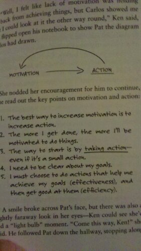 motivation and action-the chicken or the egg?