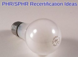 phr sphr recertification ideas