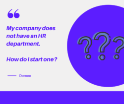 how do I start an hr department at my company